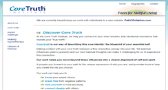 Desktop Screenshot of coretruthinstitute.com