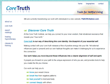 Tablet Screenshot of coretruthinstitute.com